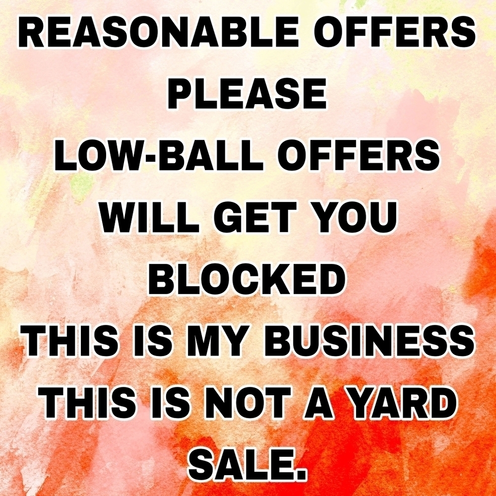 Make reasonable offers only, please! @REDVELVETREBEL